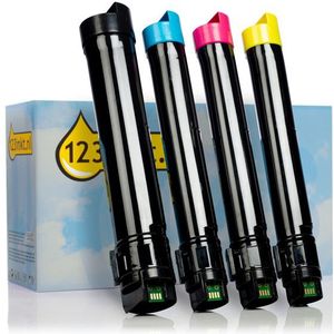 Toner Xerox aanbieding: 106R01439, 436, 437, 438 zwart + 3 kleuren (123inkt huismerk)