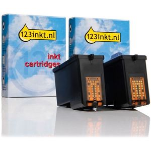 Dell series 9 aanbieding: 2 x Dell 592-10211 zwart Inktcartridge (123inkt huismerk)