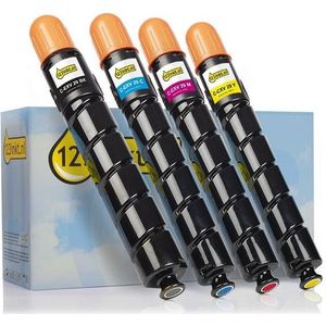Toner Canon aanbieding: C-EXV 29 BK, C, M, Y zwart + 3 kleuren (123inkt huismerk)