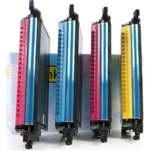 Toner Dell 2145cn aanbieding: 593-10368, 69, 70, 71 zwart + 3 kleuren (123inkt huismerk)