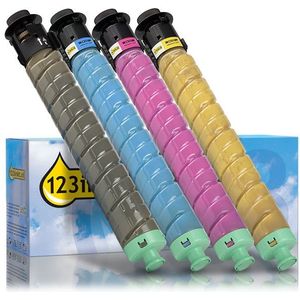 Toner Ricoh IM C3510H aanbieding: zwart + 3 kleuren (123inkt huismerk)