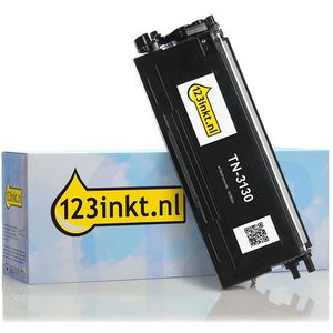 123inkt huismerk vervangt Brother TN-3130 toner zwart