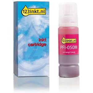 Canon PFI-050M inktcartridge magenta (123inkt huismerk)