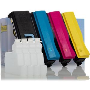 Toner Kyocera aanbieding: TK-570K / C / M / Y zwart + 3 kleuren (123inkt huismerk)