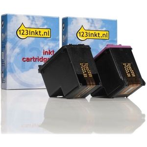 Aanbieding: 123inkt huismerk vervangt HP 300 zwart + kleur