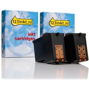 Lexmark Nr.82 (18L0032) dubbelpak zwart Inktcartridge (123inkt huismerk)
