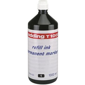 Edding T1000 navulinkt zwart (1000 ml)