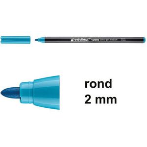Edding 1300 viltstift mangaalblauw (2 mm rond)