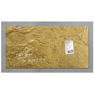 Sigel magnetisch glasbord 91 x 46 cm goud