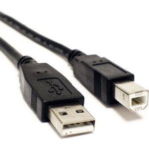 USB printerkabel zwart lengte 3 meter