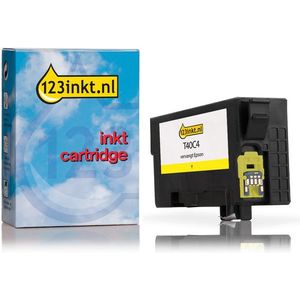 Epson T40C4 inktcartridge geel (123inkt huismerk)