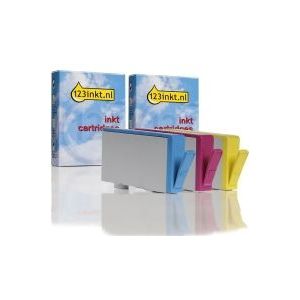 Inktcartridge 123inkt huismerk vervangt HP 920XL multipack kleur cyaan/magenta/geel