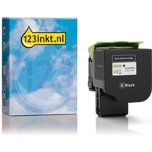 Lexmark C242XK0 toner zwart extra hoge capaciteit (123inkt huismerk)