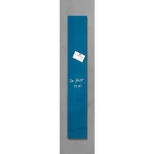 Sigel magnetisch glasbord 12 x 78 cm blauw