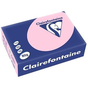 Clairefontaine gekleurd papier roze 80 grams A5 (500 vel)