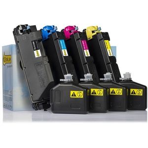 Toner Kyocera aanbieding: TK-5140K / C / M / Y zwart + 3 kleuren (123inkt huismerk)