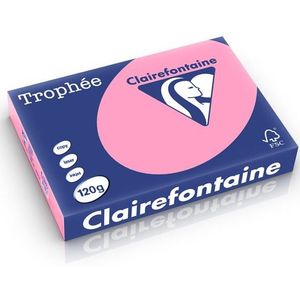 Clairefontaine gekleurd papier felroze 120 grams A4 (250 vel)