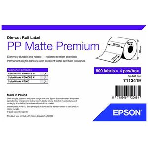 Epson 7113419 PP matte label 102 x 152 mm (origineel)