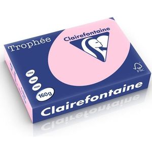 Clairefontaine gekleurd papier roze 160 grams A4 (250 vel)