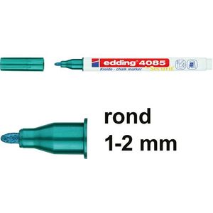 Edding 4085 krijtstift metallic blauw (1 - 2 mm rond)