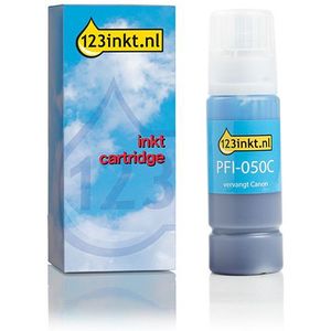 Canon PFI-050C inktcartridge cyaan (123inkt huismerk)