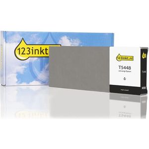 Epson T5448 inktcartridge mat zwart hoge capaciteit (123inkt huismerk)