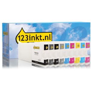 Epson aanbieding: T913 serie 3 zwart + 5 kleuren Inktcartridge (123inkt huismerk)