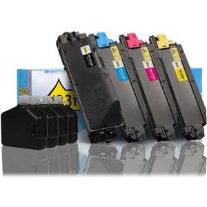 Toner Utax PK-5012 aanbieding: zwart + 3 kleuren (123inkt huismerk)