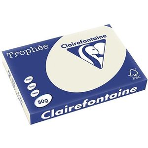 Clairefontaine gekleurd papier parelgrijs 80 grams A3 (500 vel)