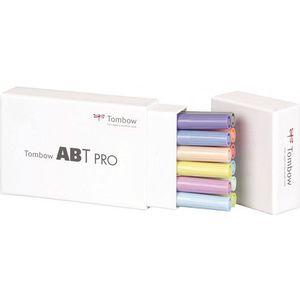 Tombow alcohol-based ABT marker set pastel kleuren (12 stuks)