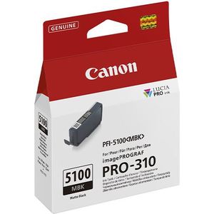 Canon PFI-5100MBK inktcartridge mat zwart (origineel)