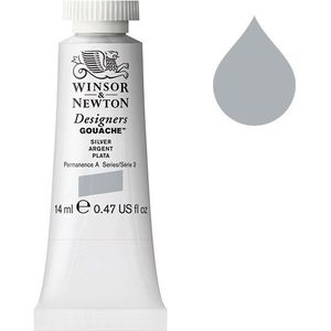 Winsor & Newton Designers gouache 617 silver (14 ml)