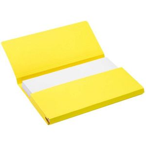 Jalema Secolor Pocket-file kartonnen dossiermappen geel A4 (10 stuks)