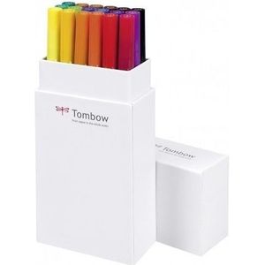 Tombow brushpennen primaire kleuren (18 stuks)