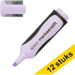 Aanbieding: 12x 123inkt markeerstift pastelpaars