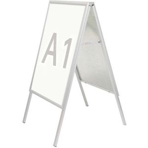 Maul stoepbord aluminium A1