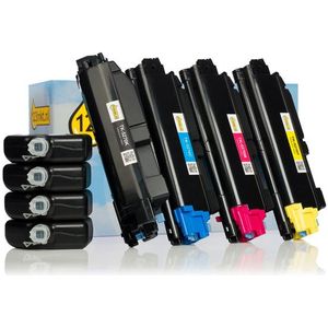 Toner Kyocera aanbieding: TK-5270K / C / M / Y zwart + 3 kleuren (123inkt huismerk)