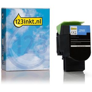 Lexmark 24B6008 toner cyaan (123inkt huismerk)
