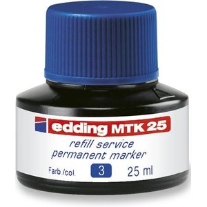 Edding MTK 25 navulinkt blauw (25 ml)