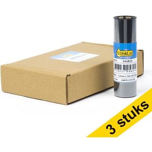 123inkt huismerk vervangt Aanbieding: 3x Zebra 5095 hars ribbon (05095GS11007) 110 mm x 74 m (5 ribbons)