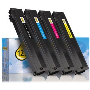 Toner Toshiba T-FC505E aanbieding: zwart + 3 kleuren (123inkt huismerk)