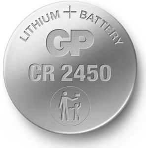 GP CR2450 Lithium knoopcel batterij 1 stuk
