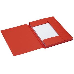 Jalema Secolor kartonnen 3-klepsmap rood A4 (25 stuks)