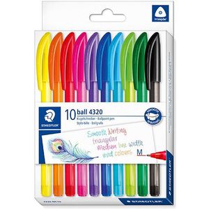 Staedtler 4320 balpen assorti (10 stuks)