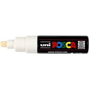 POSCA PC-8K verfmarker wit (8 mm beitel)