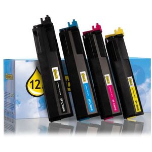 Toner Ricoh type SP C360HE aanbieding: zwart + 3 kleuren (123inkt huismerk)