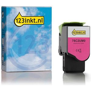 Lexmark 78C2UM0 toner magenta extreem hoge capaciteit (123inkt huismerk)