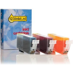 Canon CLI-526CMY multipack kleur Inktcartridge (123inkt huismerk)
