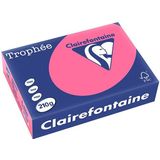 Clairefontaine gekleurd papier fuchsia 210 grams A4 (250 vel)