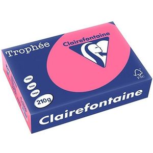 Clairefontaine gekleurd papier fuchsia 210 grams A4 (250 vel)